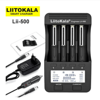 LiitoKala Lii-500 Smart Battery Charger Capacity Tester for Li-ion LiPo Ni-MH NiCd AA AAA 18650 26650 14500