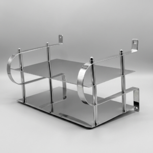 FVL Premium Stainless Steel Double Layer Wall Mounted Router & ONU Stand Bangladesh