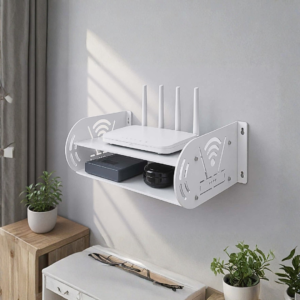 FVL-WIFI Router-ONU Metal Stand Non Fiting Double Layer New Model