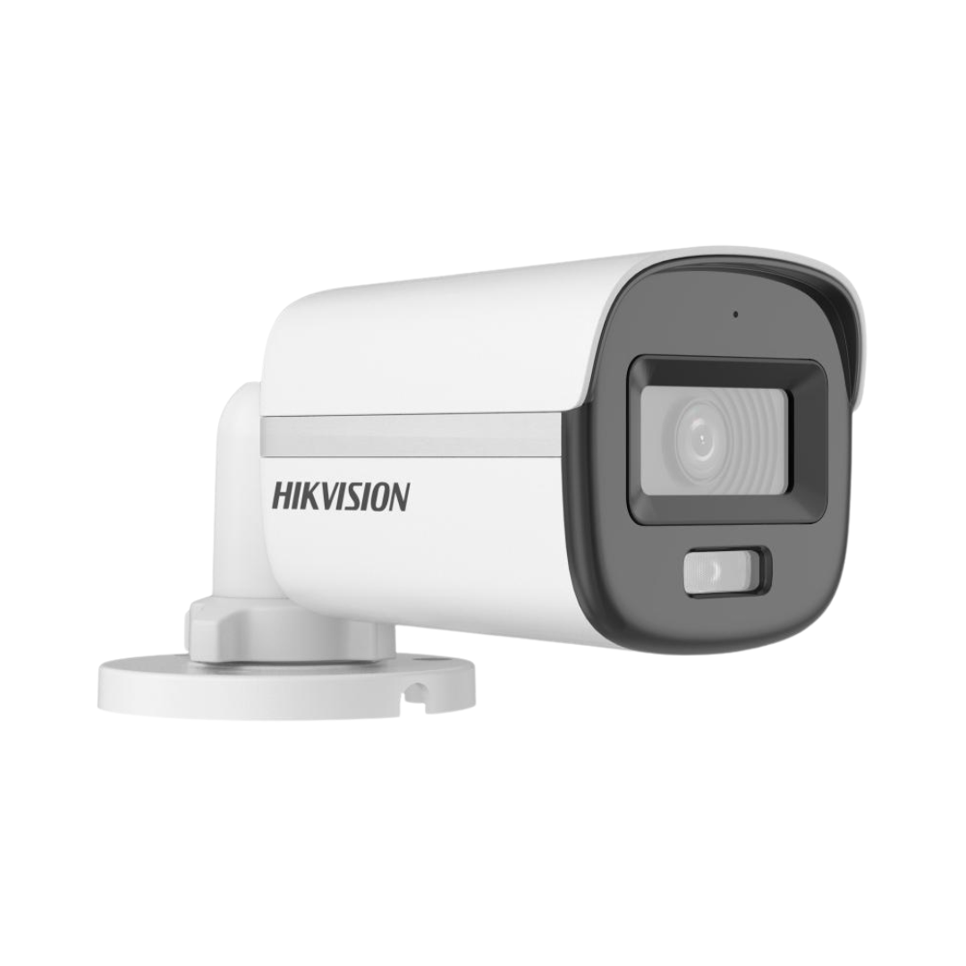 Hikvision DS-2CE10DF0T-LPFS 2MP ColorVu Audio Camera Price in BD - Famous Vision Ltd Hikvision DS-2CE10DF0T-LPFS Built-in Microphone and AoC Interface