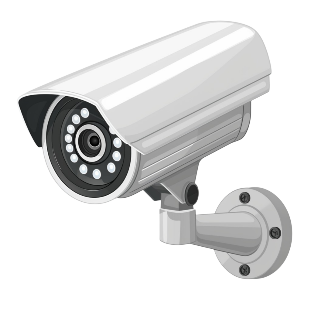 FVL Pakage cctv dome camera line icon